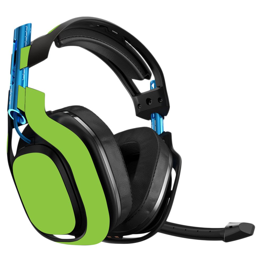 **Astro A50 3rd Generation Gaming Headset Skin - Solid Lime Green Vinyl Decal Wrap | Protective & Durable Cover | Easy to Apply & Remove | Made in USA | Perfect for Gaming, Streaming & Customization**