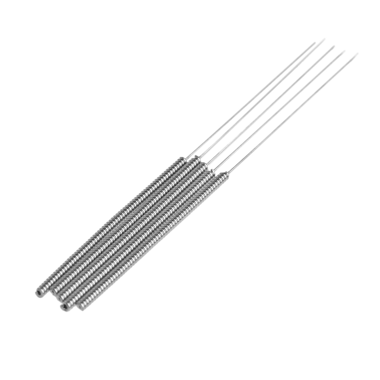 5-Pack 0.25mm Needle Drill Bits - MUXSAM 3D Printer Nozzle Cleaning Kit - Stainless Steel Nozzle Cleaning Tool Kit for 3D Printer Extruder - Perfect for Clog Removal & Maintenance of Creality, Ender, Prusa Printers