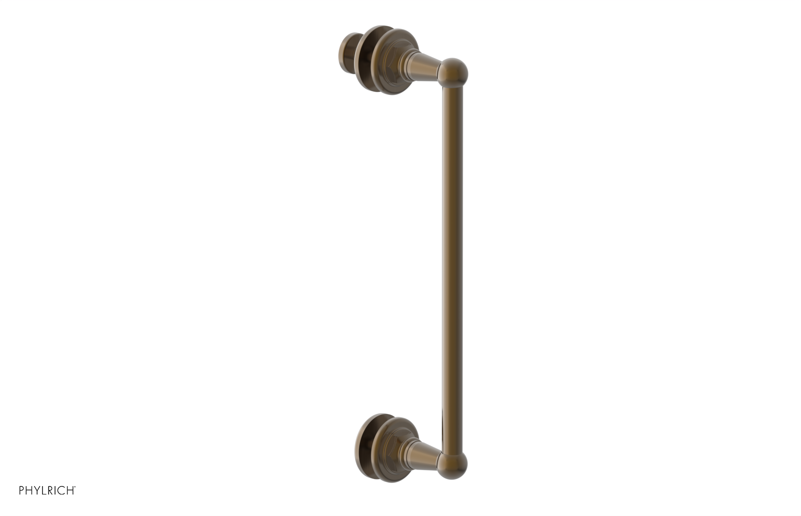 Jamestown 12 Single Sided Shower Pull 165 92 12 - Premium Bathroom Hardware for Easy Shower Door Operation