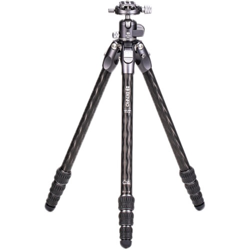 Benro Tortoise Columnless Carbon Fiber Tripod with GX25 Ballhead - 3-Section Twist Lock Legs, Lightweight Travel Tripod for Photography & Videography - Perfect for Outdoor Adventures, Landscape Shots & Vlogging