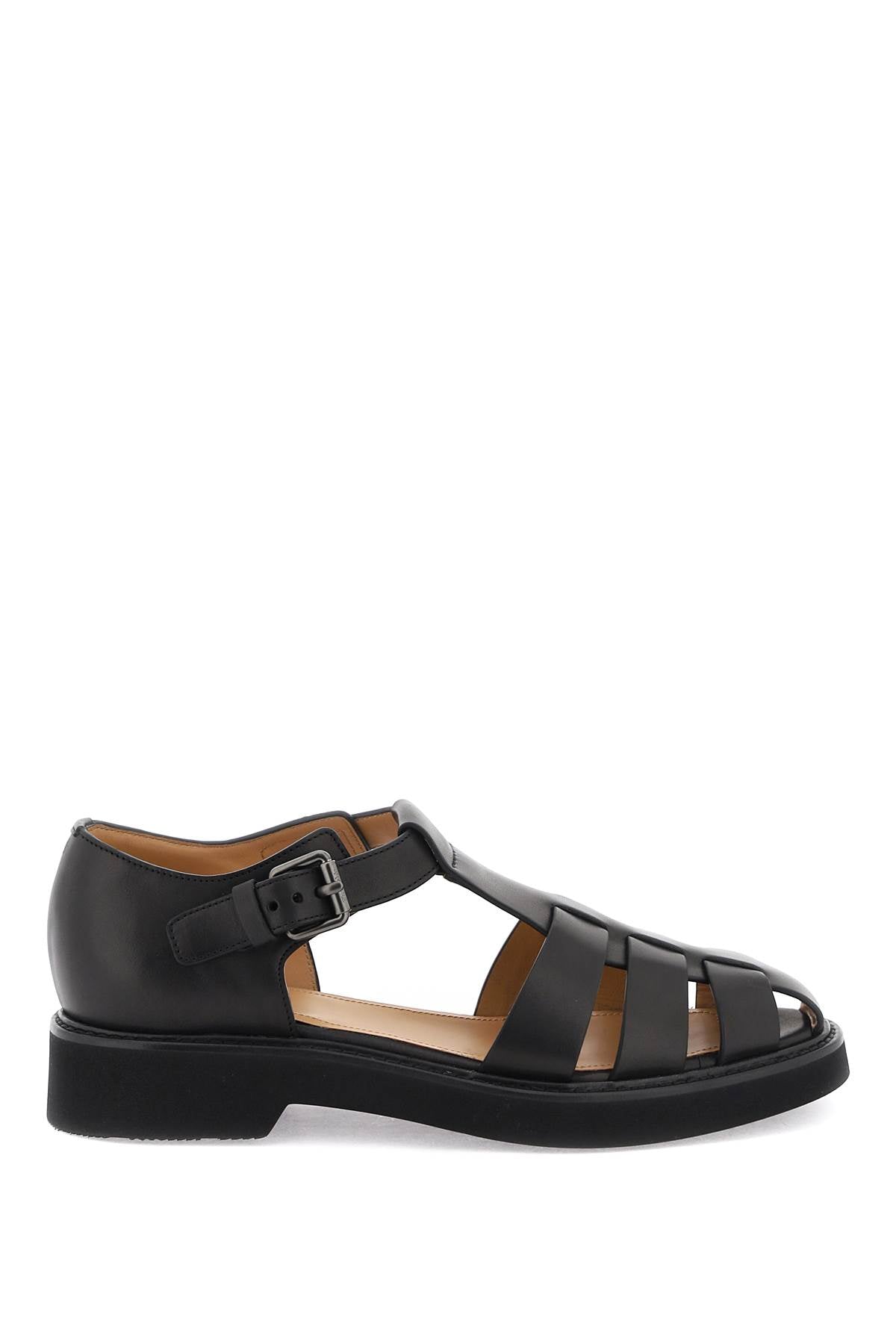 Church's Hove W3 Leather Sandals for Women - Premium Genuine Leather Comfort Sandals - Casual Summer Walking Shoes for Beach, Vacation & Everyday Wear