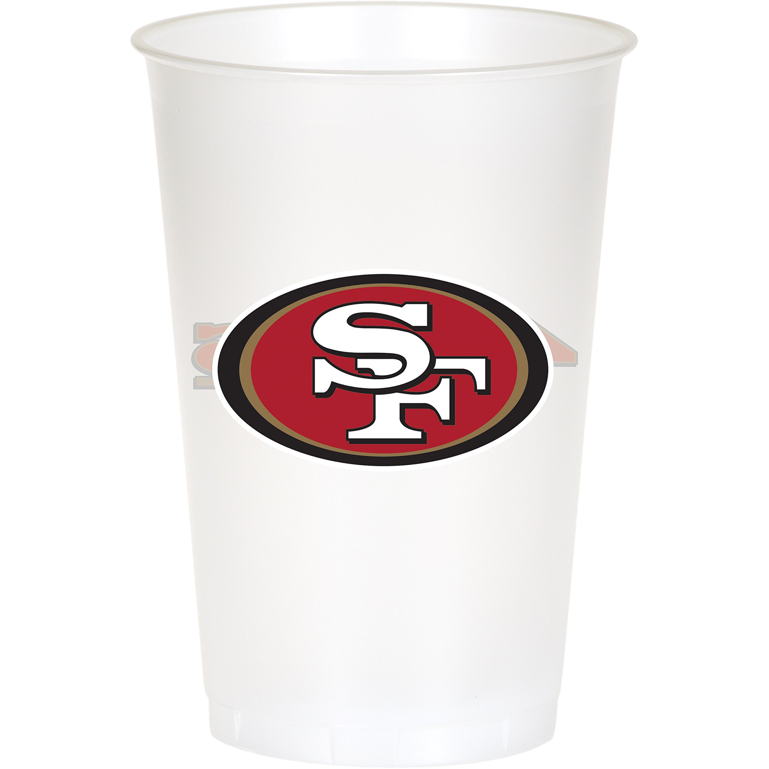 San Francisco 49ers Plastic Party Cups - 24 Pack for Game Day, Tailgating & Sports Events