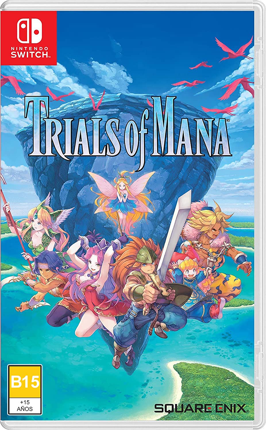 Trials of Mana LATAM Version - Nintendo Switch NSW Game (Non-US Edition) | Action RPG Adventure for Switch Players | Perfect for Home Gaming & Travel Entertainment