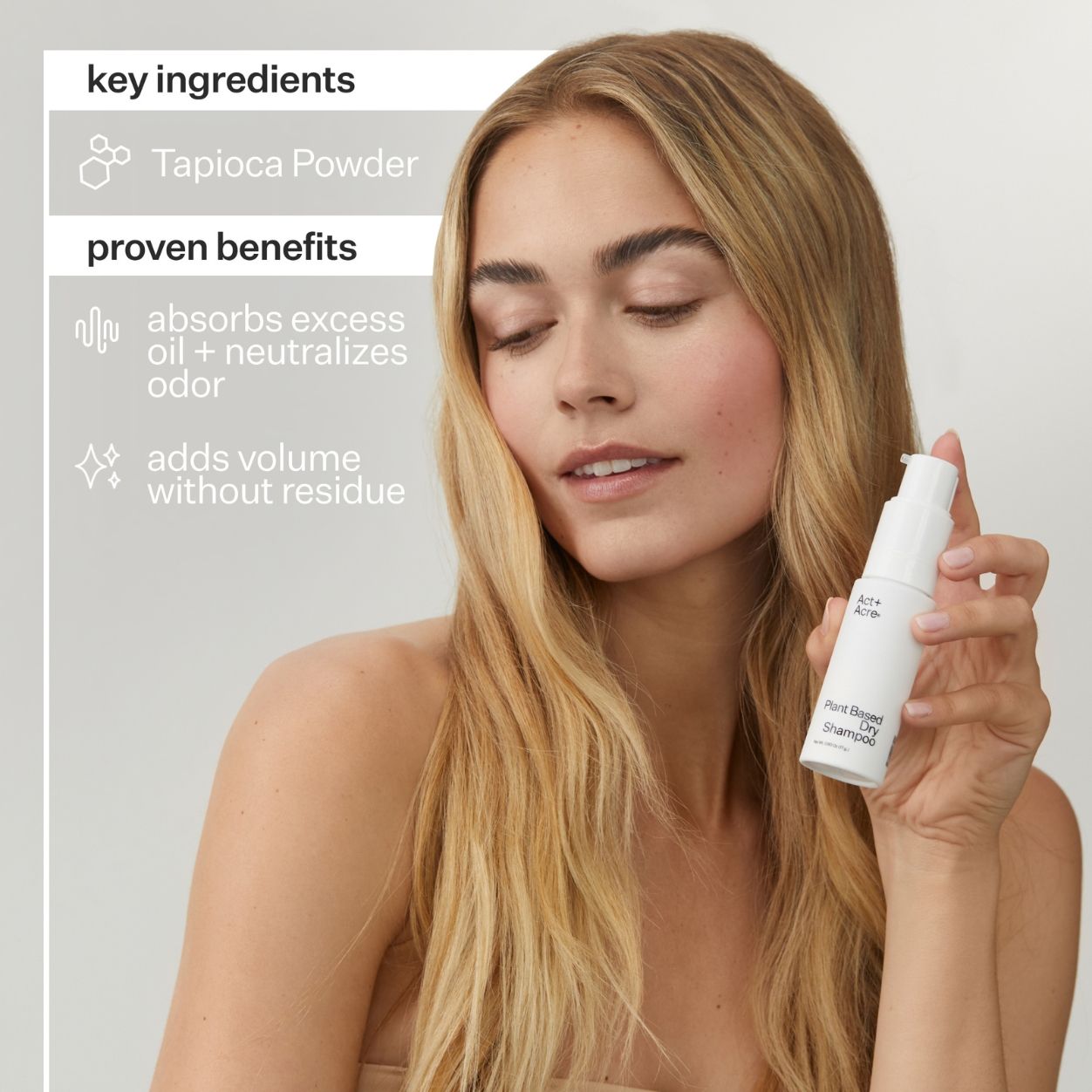 Best Fulvic Acid Volumizing Dry Shampoo for Hair Growth & Volume - Refresh Hair Between Washes for Oily Hair & Travel