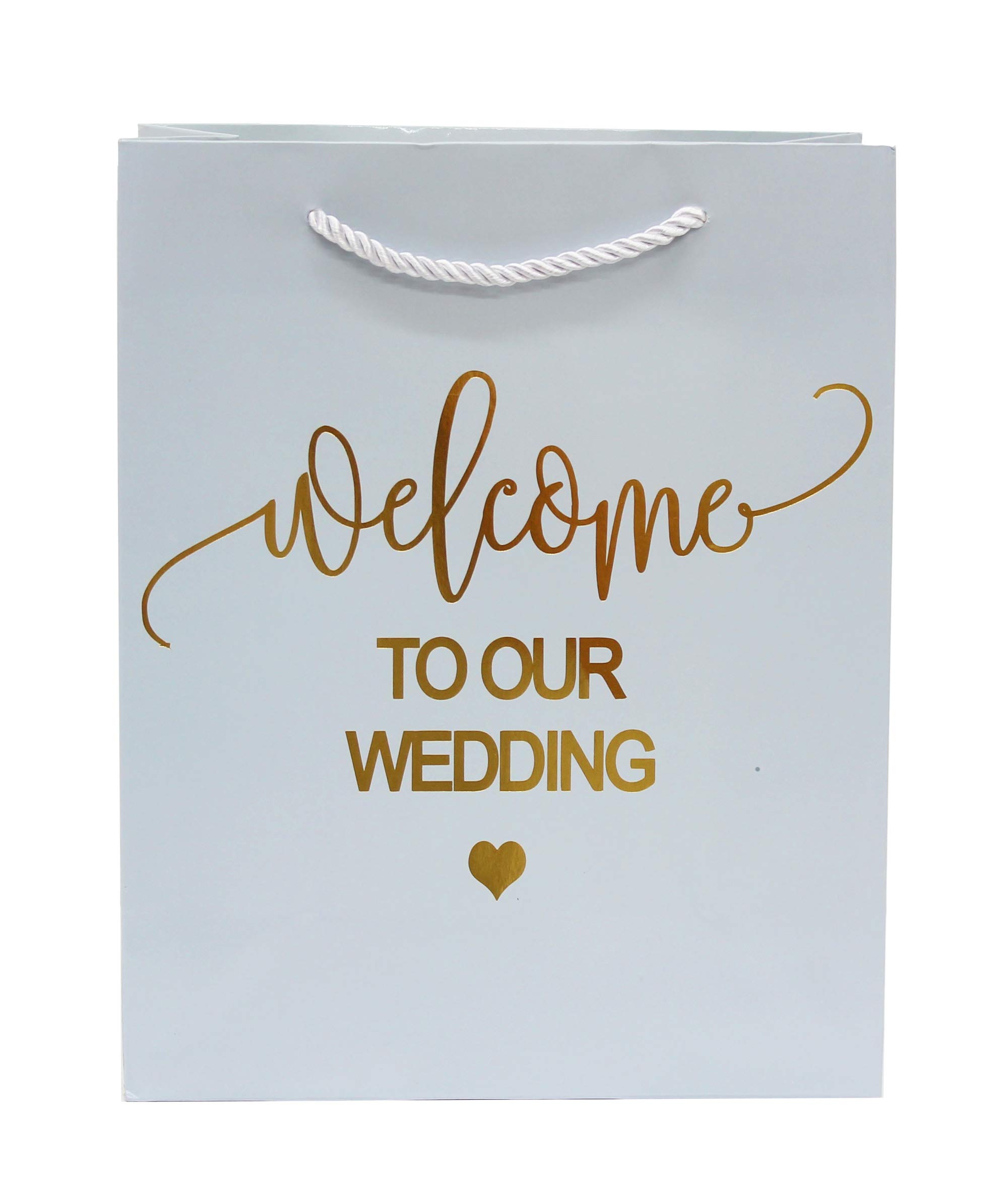 Elegant Paisley Wedding Welcome Gift Bags - Set of 12 for Bridal Shower, Destination Wedding & Guest Favors