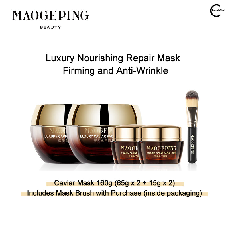 MAOGEPING Caviar Essence Facial Mask - Hydrating & Anti-Aging Sheet Mask for Glowing Skin | Perfect for Spa Night & Self-Care Routine