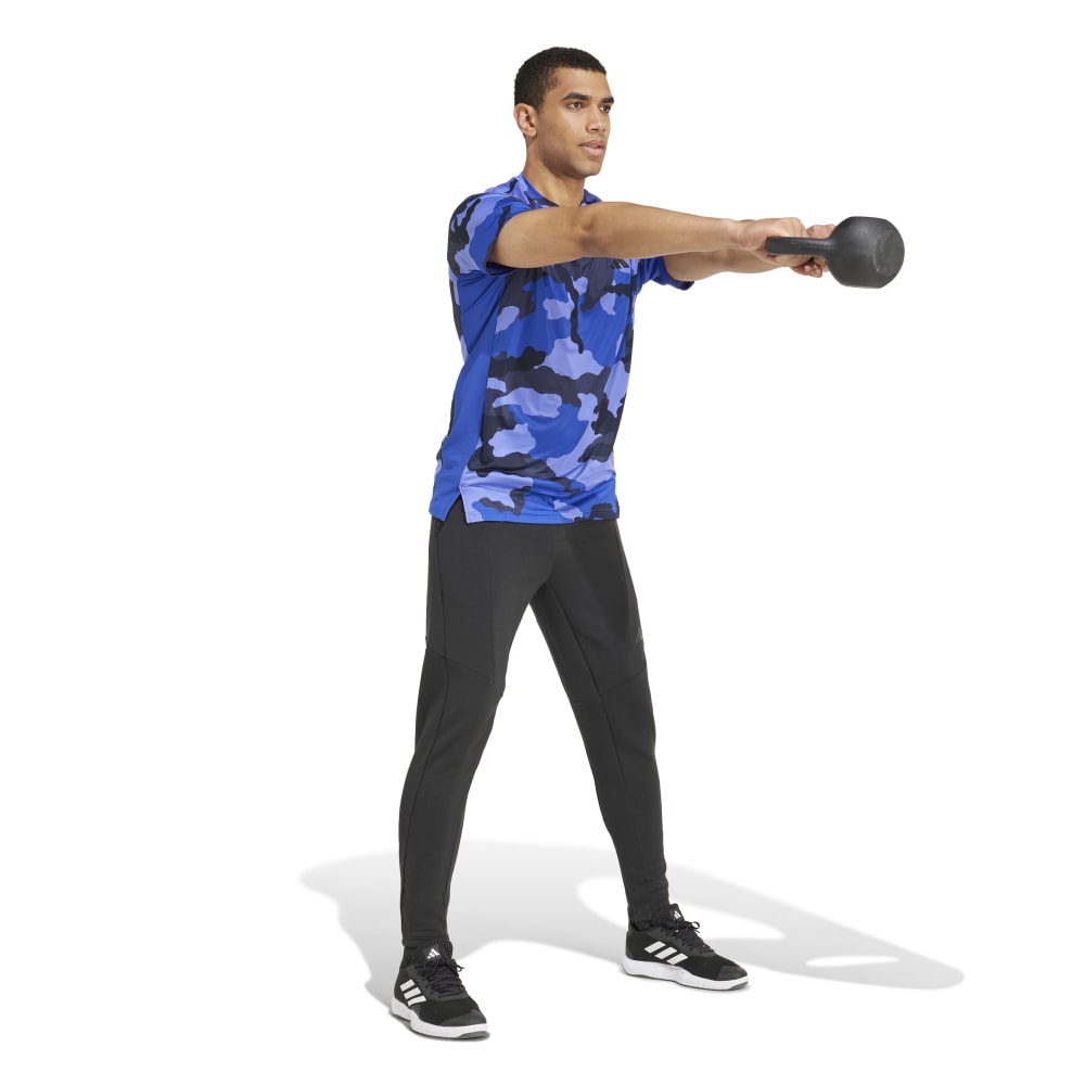 adidas Train Essentials Camo Allover Print Men's T-Shirt - Comfortable Workout & Gym Tee for Running, Training & Casual Wear
