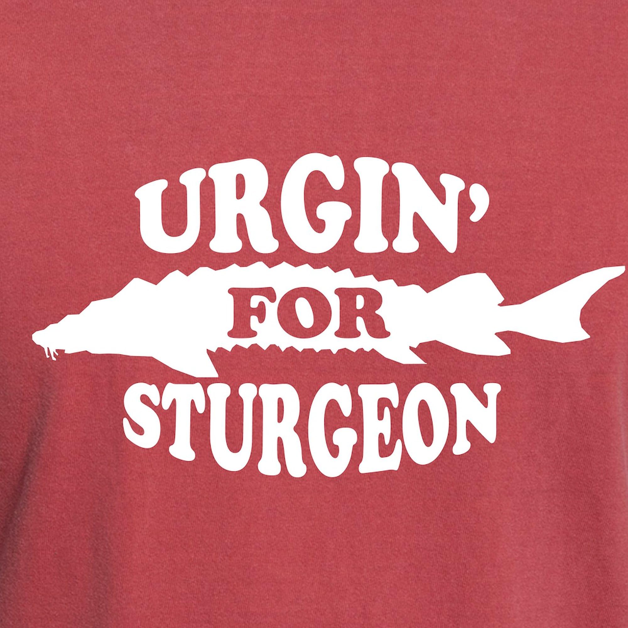 Sturgeon Black T-Shirt for Men - Comfort Colors Soft Cotton Tee - Casual Wear, Fishing & Outdoor Activities