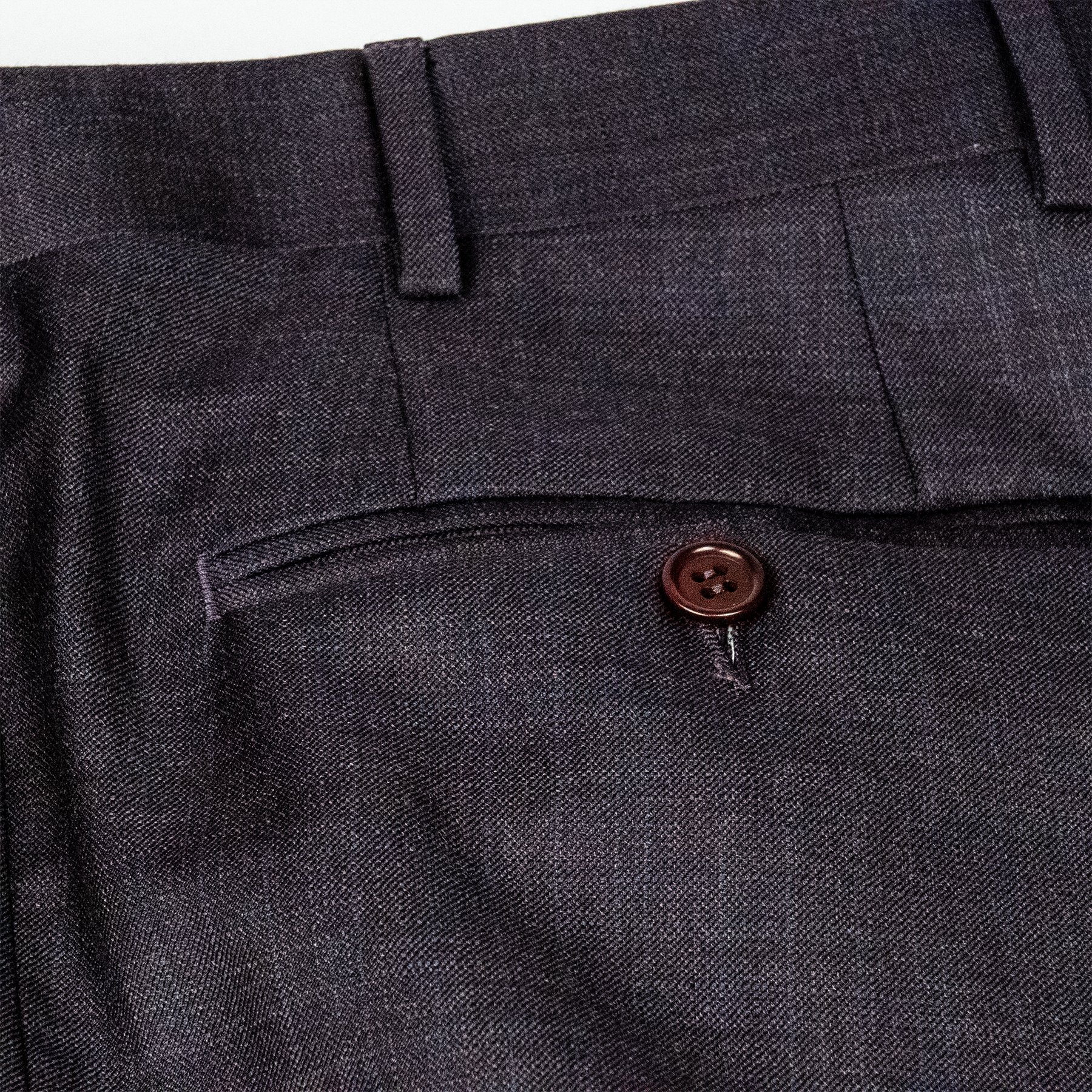 CANAL DK Brown Solid Dress Pants for Men - Classic Formal Office Wear & Business Attire