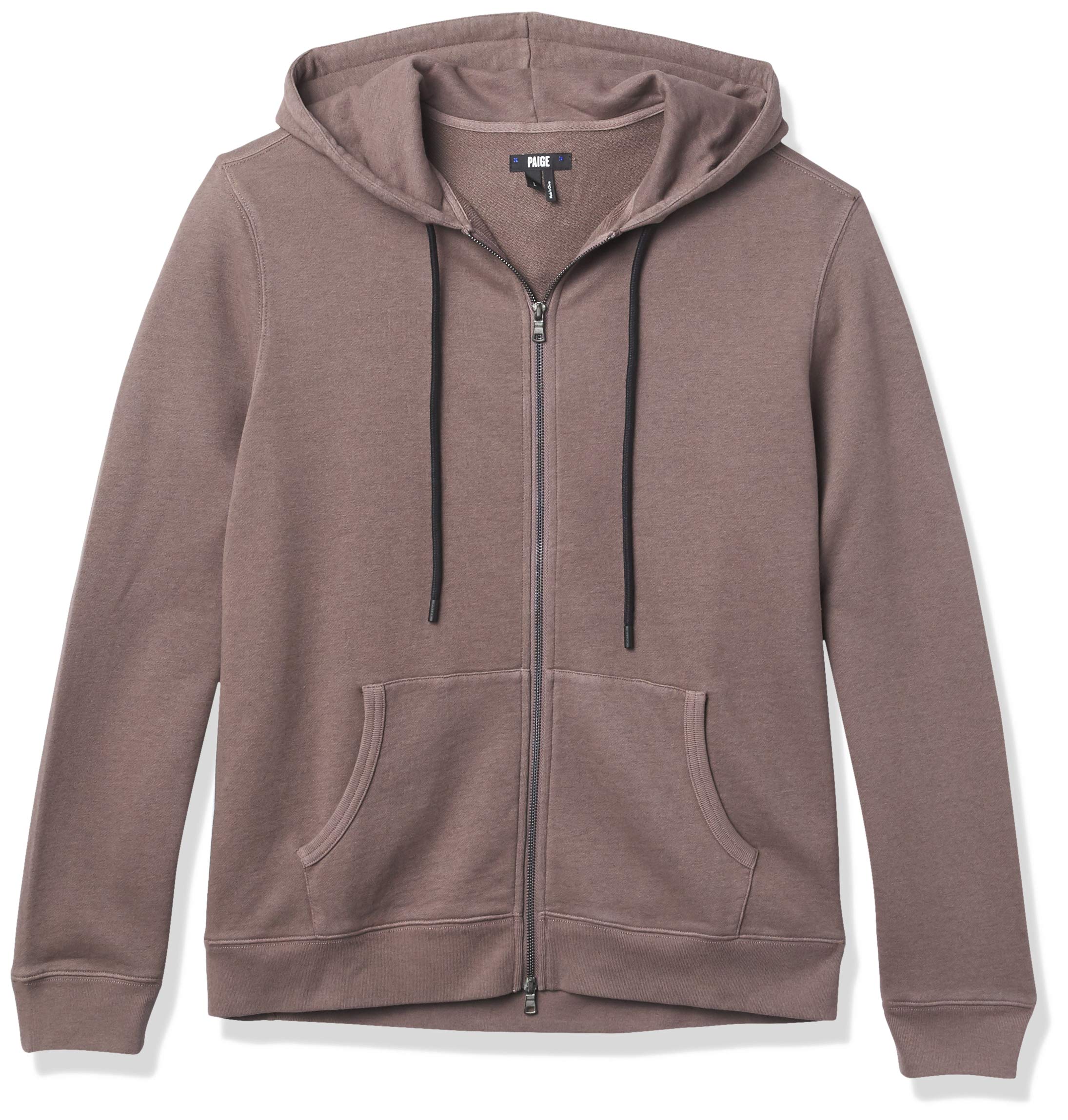 PAIGE Men's Ruder Full Zip Hoodie - Lightweight Fleece Jacket for Casual Wear & Outdoor Activities | Comfortable Pullover for Running, Hiking & Gym Workouts