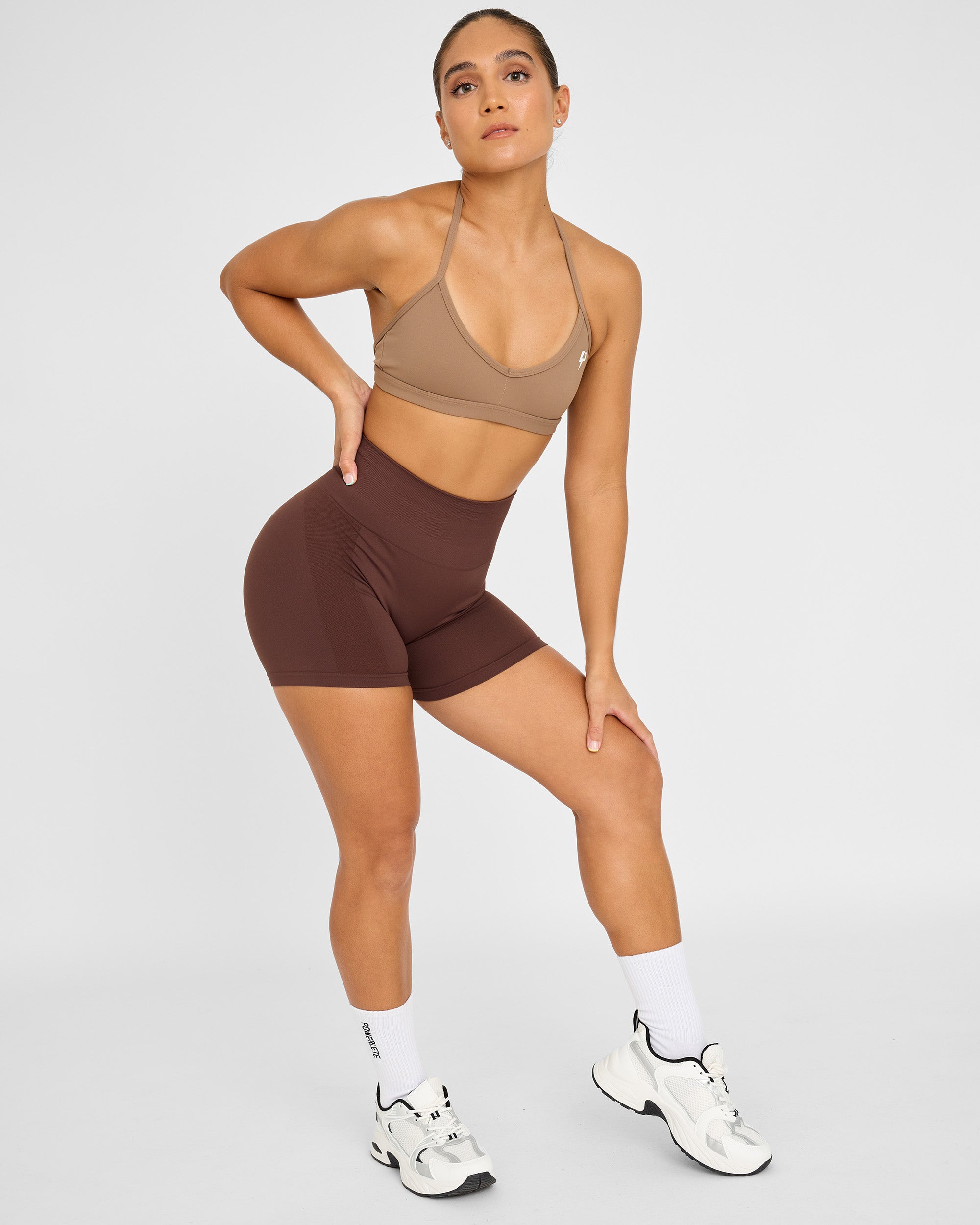 Evolve Seamless Shorts for Women - High Waist Yoga Shorts with Pockets - Workout Running Gym Athletic Shorts - Perfect for Yoga, Running, and Gym Training
