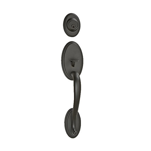 Better Home Products Embarcadero Front Door Entry Handleset - Matte Black Exterior Door Handle for Right & Left Handed Doors | Secure & Stylish Entryway Upgrade for Homes & Apartments