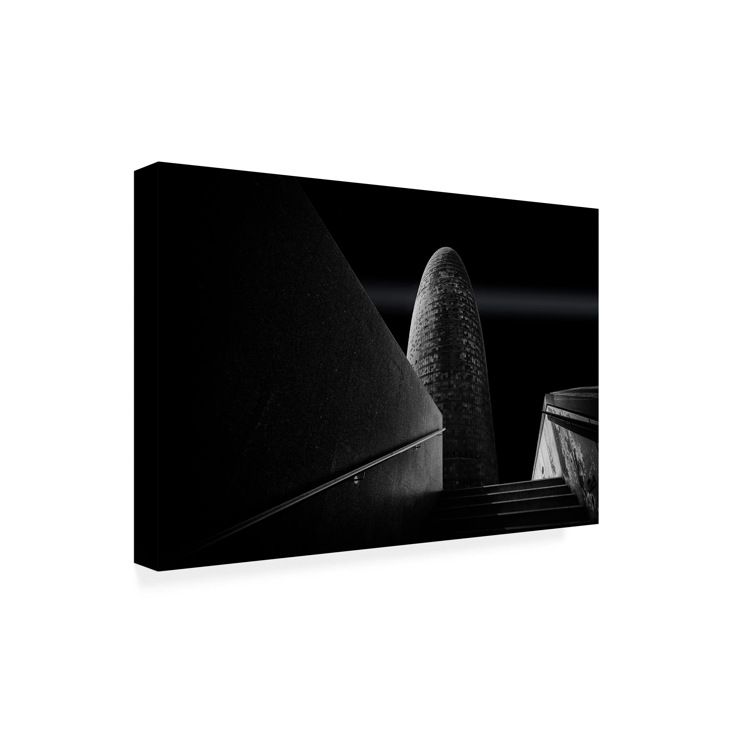 Roland Weber 'Torre' Canvas Wall Art Print - Modern Abstract Painting for Living Room, Bedroom & Office Decor | Trademark Fine Art Collection