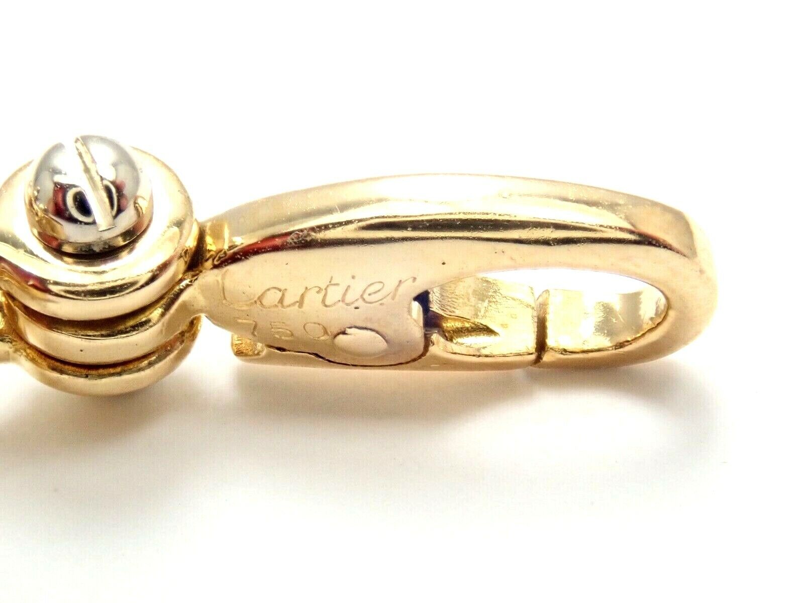 Authentic Vintage Cartier 18k Yellow Gold Tricycle Bicycle Charm Pendant from 2000 - Luxury Jewelry Gift for Women, Perfect for Necklace Layering & Special Occasions