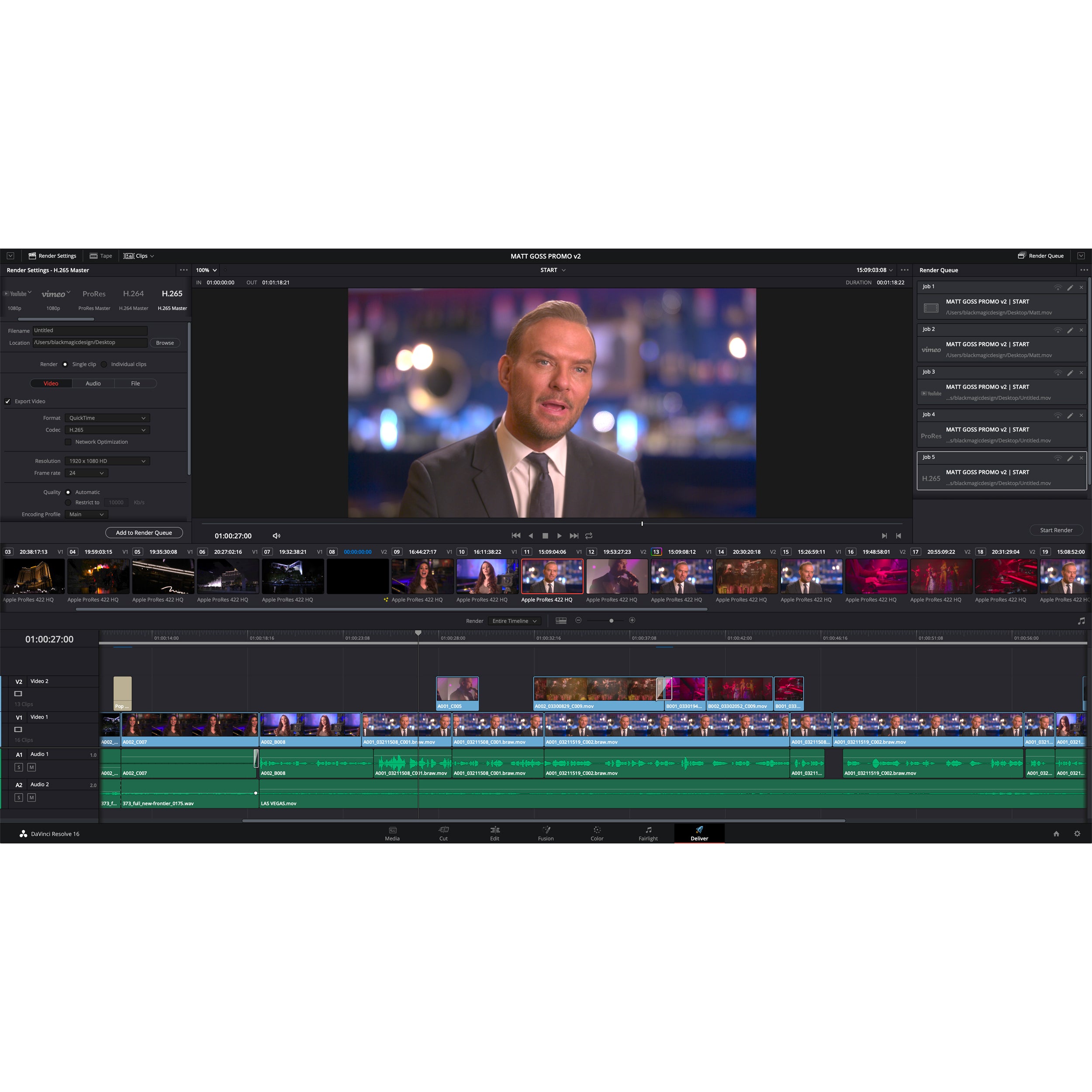 Blackmagic Design DaVinci Resolve Studio Video Editing Software with USB Dongle - Professional Color Grading & Post-Production for Filmmakers (Perfect for Hollywood-Style Video Editing & Film Production)