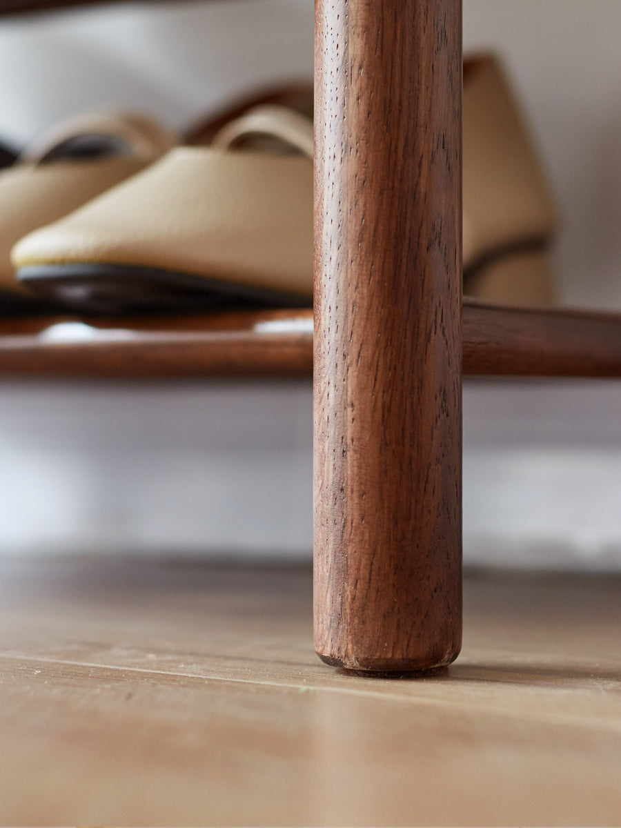 Solid Oak Wood Shoe Storage Bench with Seat | Entryway Organizer for Shoes, Boots & Accessories | Perfect for Hallway, Mudroom & Bedroom Storage