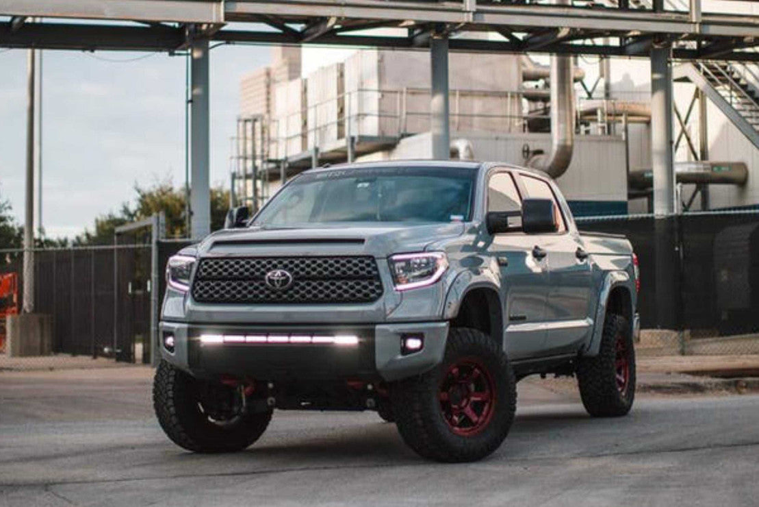 2014-2021 Toyota Tundra LED Light Bar Bracket Kit - Durable Off-Road Mounting System for Fog Lights & Auxiliary Lighting - Perfect for Night Driving, Off-Roading & Truck Customization