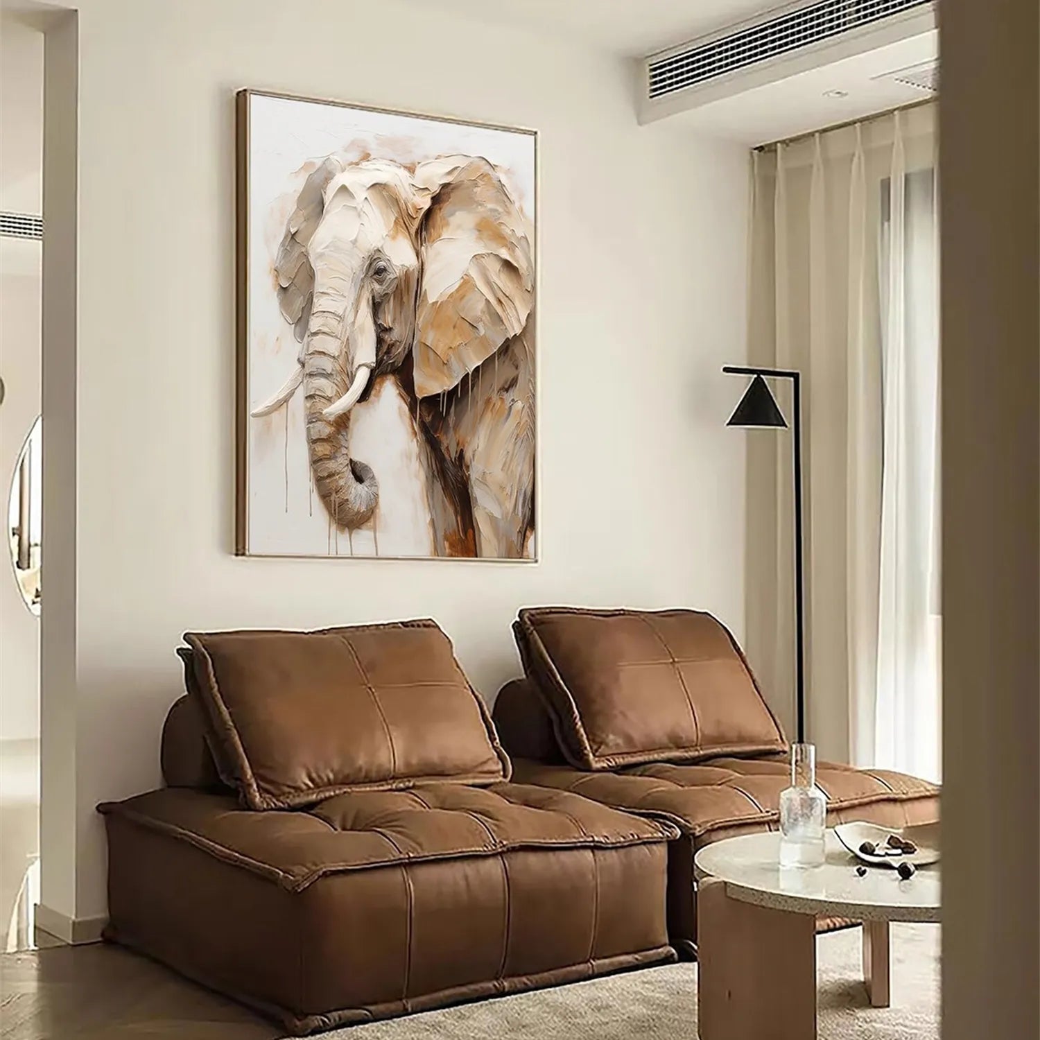 Animal Art Painting #AP076 - Handmade Canvas Wall Decor for Living Room, Bedroom & Office | Wildlife & Nature Inspired Artwork