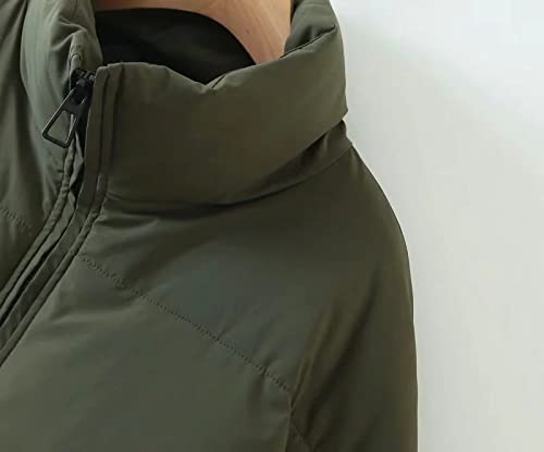 Women's Winter Puffer Down Jacket - Long Sleeve Full Zip Hooded Coat with Pockets, Oversized Short Padded Parka for Cold Weather - Perfect for Snowboarding, Skiing & Daily Winter Wear