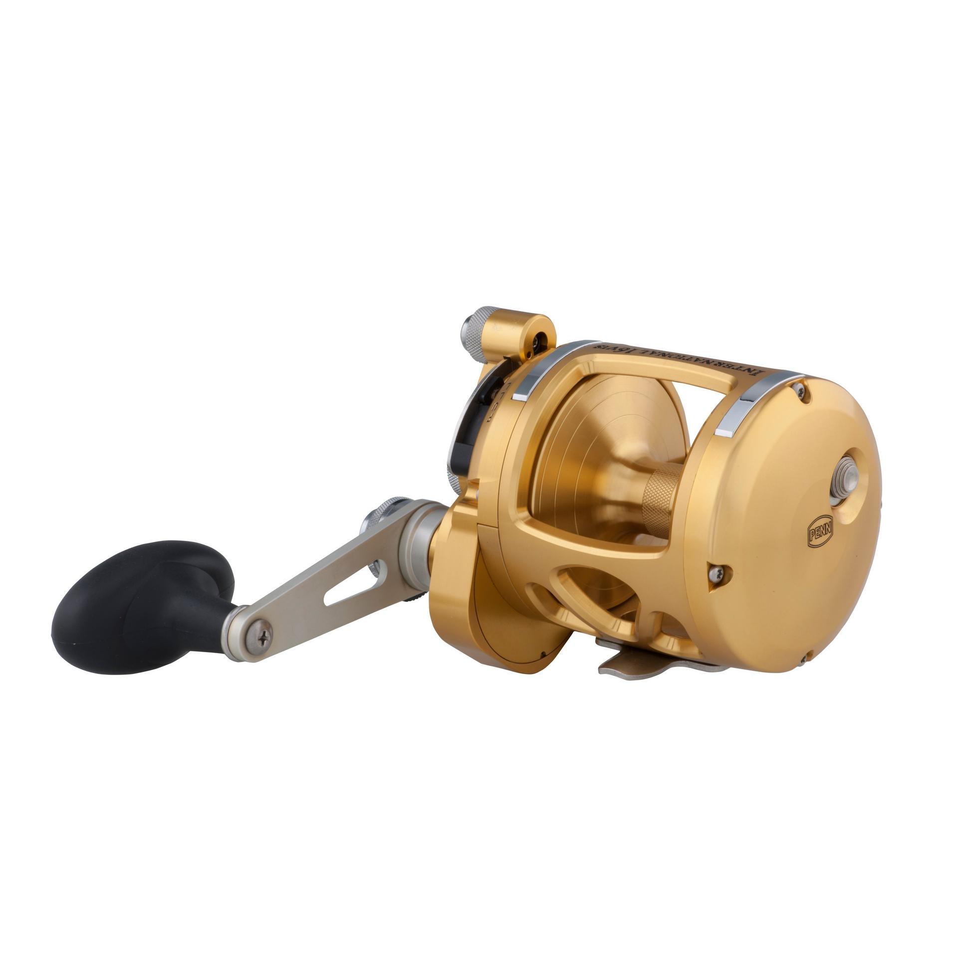 International® VIS Two Speed Conventional Fishing Reel - Saltwater & Freshwater Angling for Offshore & Inshore Fishing