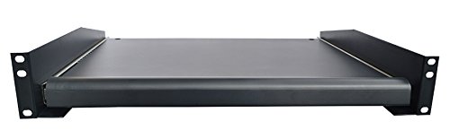 Sysracks 2U Rack of 2 Adjustable Pull-Out Sliding Keyboard & Mouse Tray for Server Rack - Perfect for Data Centers, IT Rooms & Home Office Setups