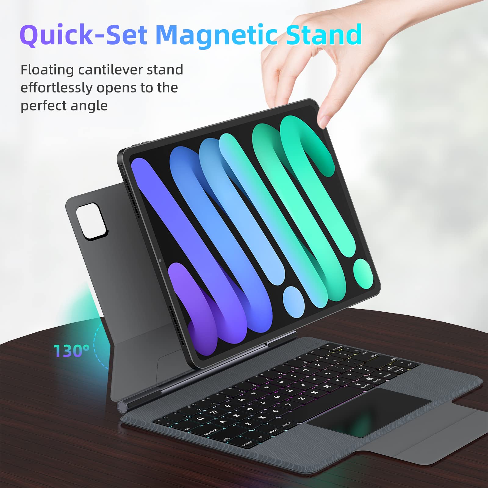 UOGIC Magic Keyboard Case for iPad Pro 11