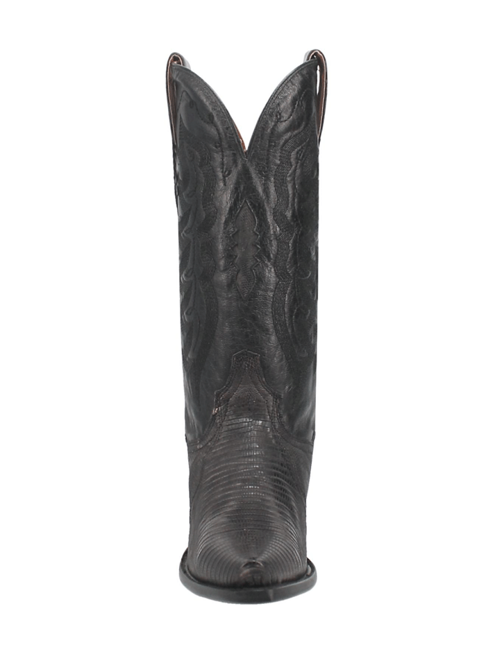Dan Post DP3008 Women's Drifter Lizard Boots - Charcoal Western Cowgirl Boots for Country Dancing & Rodeo Events
