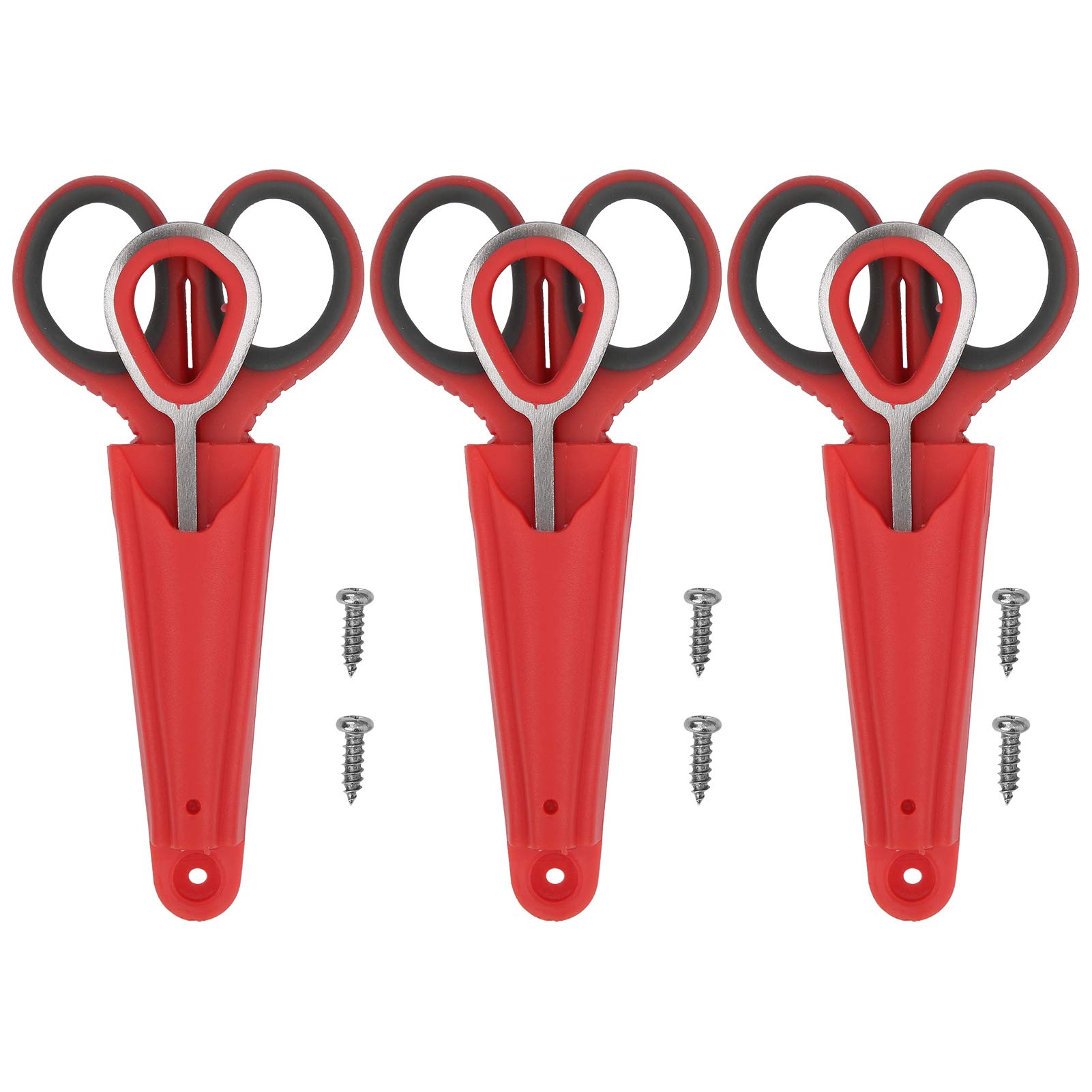 2-Pack Stainless Steel Fish Cutting Scissors - Fishing Lure Cutter & Hook Remover Set (Blue) | Perfect for Anglers, Fishing Trips & Tackle Organization