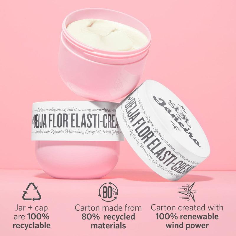 Sol de Janeiro Beija Flor Elasti-Cream Body Oil - 25ml | Hydrating & Firming Moisturizer for Smooth, Glowing Skin - Perfect for Daily Use & Special Occasions