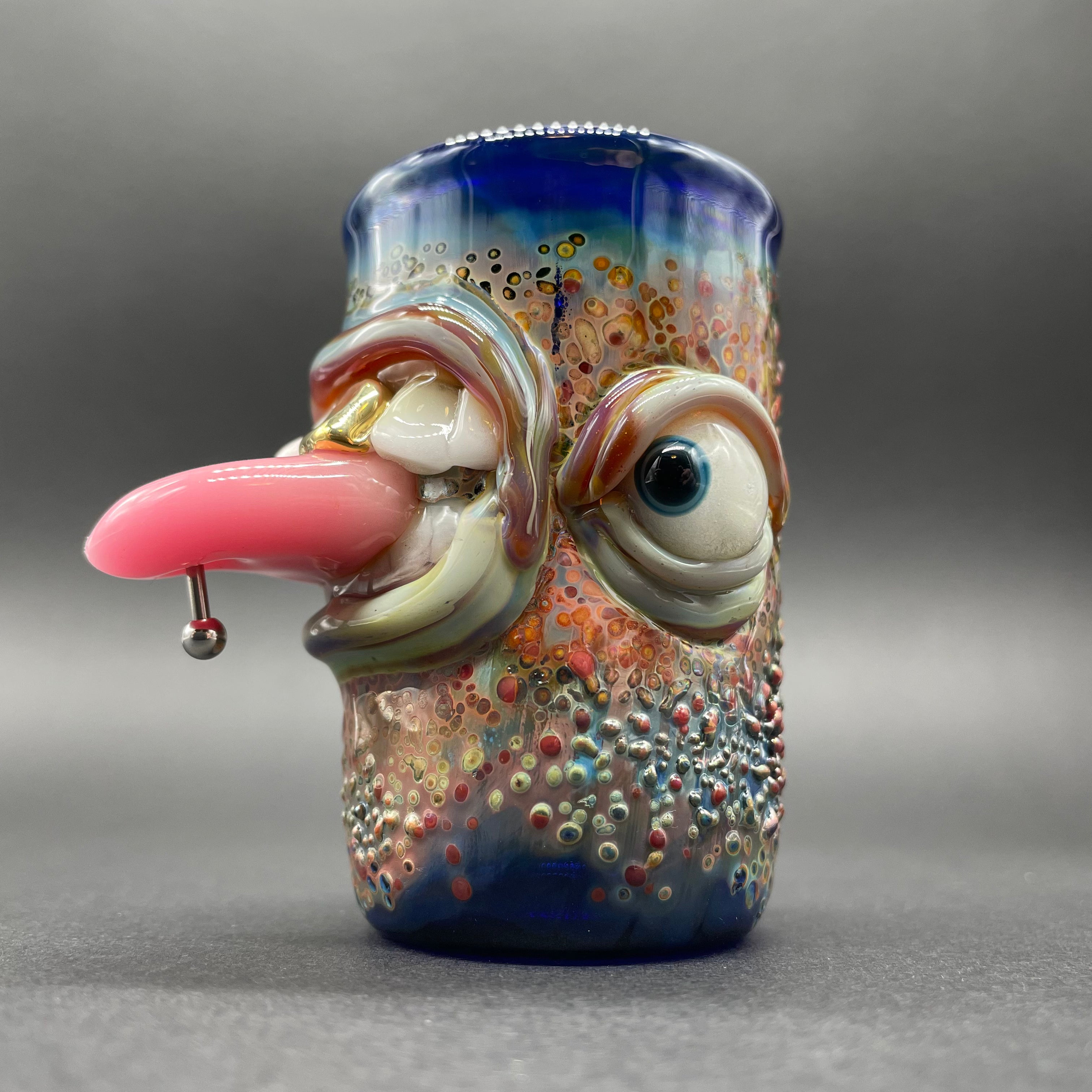 Stainless Steel Pierced Tongue Shot Glass - Unique Body Jewelry & Party Drinking Cup for Shots, Cocktails, and Body Piercing Enthusiasts