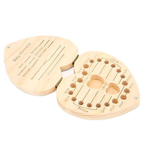 Baby Teeth Keepsake Box - Corrosion-Resistant, Odor-Free Tooth Storage with Matching Holes | Perfect for Home Use, Dental Clinics & Preserving Childhood Memories