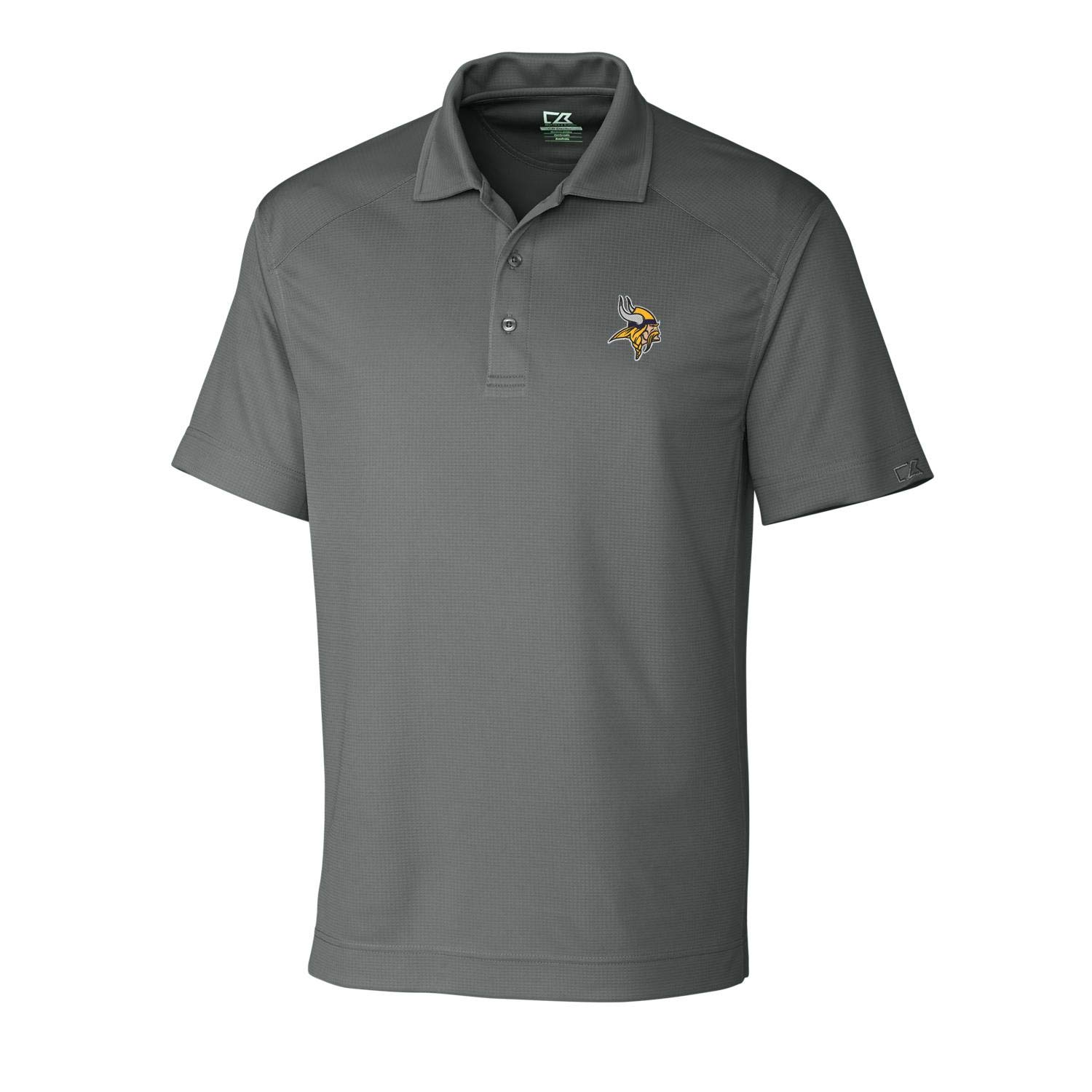 Cutter & Buck Men's Drytec Performance Polo Shirt - Navy Blue New England Patriots Fan Gear for Golf, Casual Wear & Sports Events