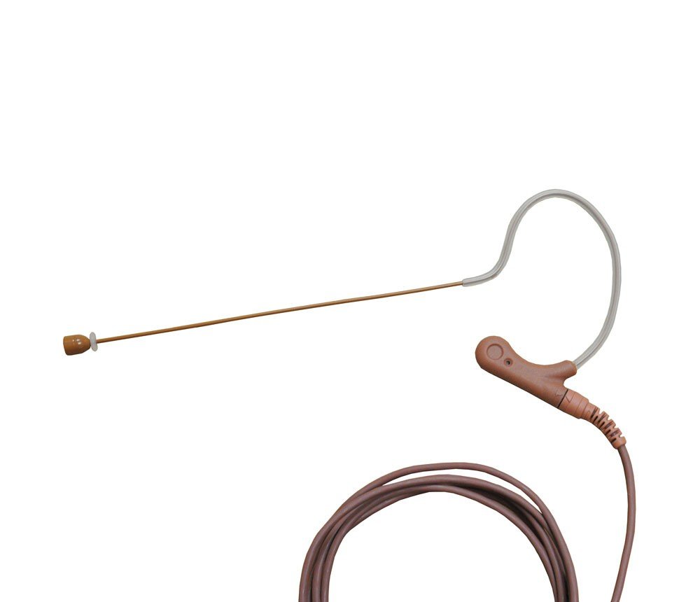 Shure UVS70D-SH4-CC Detachable Mini Headset Microphone - Cocoa Color | Professional Wireless Mic for Performers, Presenters & Streamers | Ideal for Live Shows, Podcasting & Video Recording
