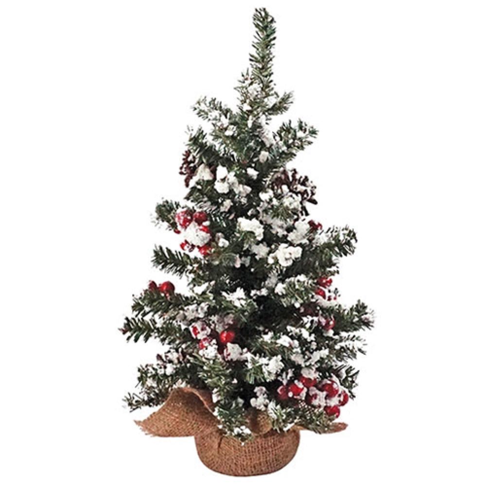 Med Snowy Pine with Berries - Elegant Christmas Wreath for Holiday Home Decor, Front Door, and Festive Party Decoration