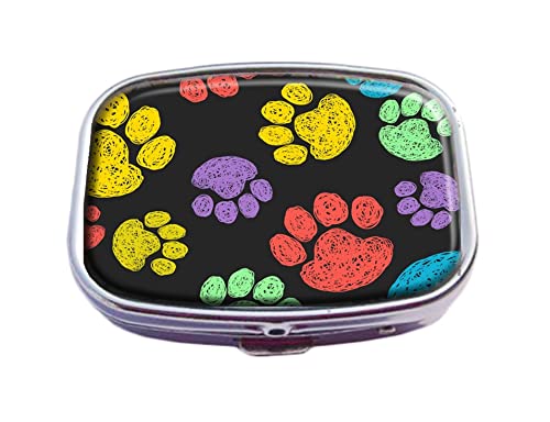 Cute Colorful Paw Prints