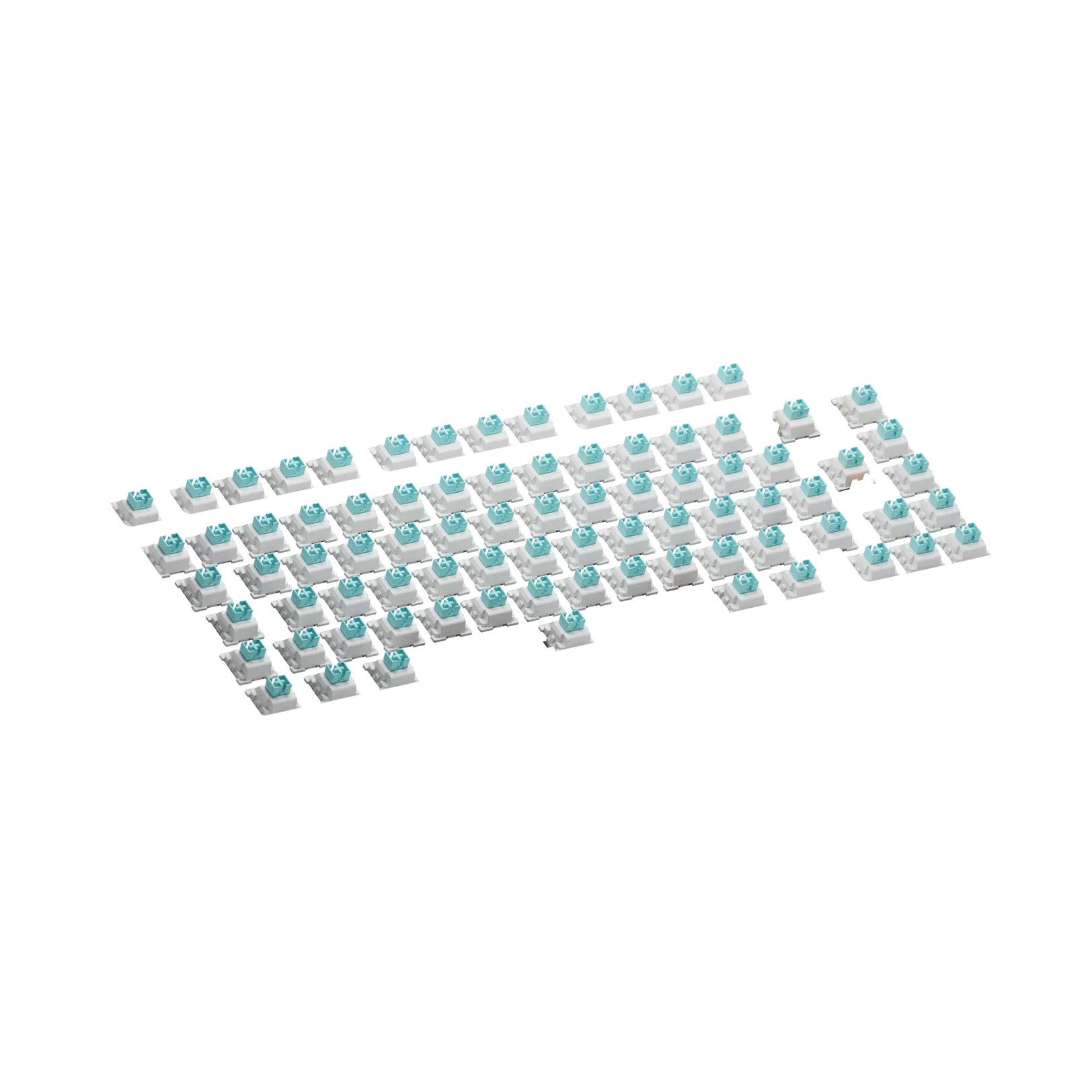 Glorious Lynx Linear Switches - 75g Actuation Force, ISO Layout - Perfect for Gaming & Typing on Mechanical Keyboards