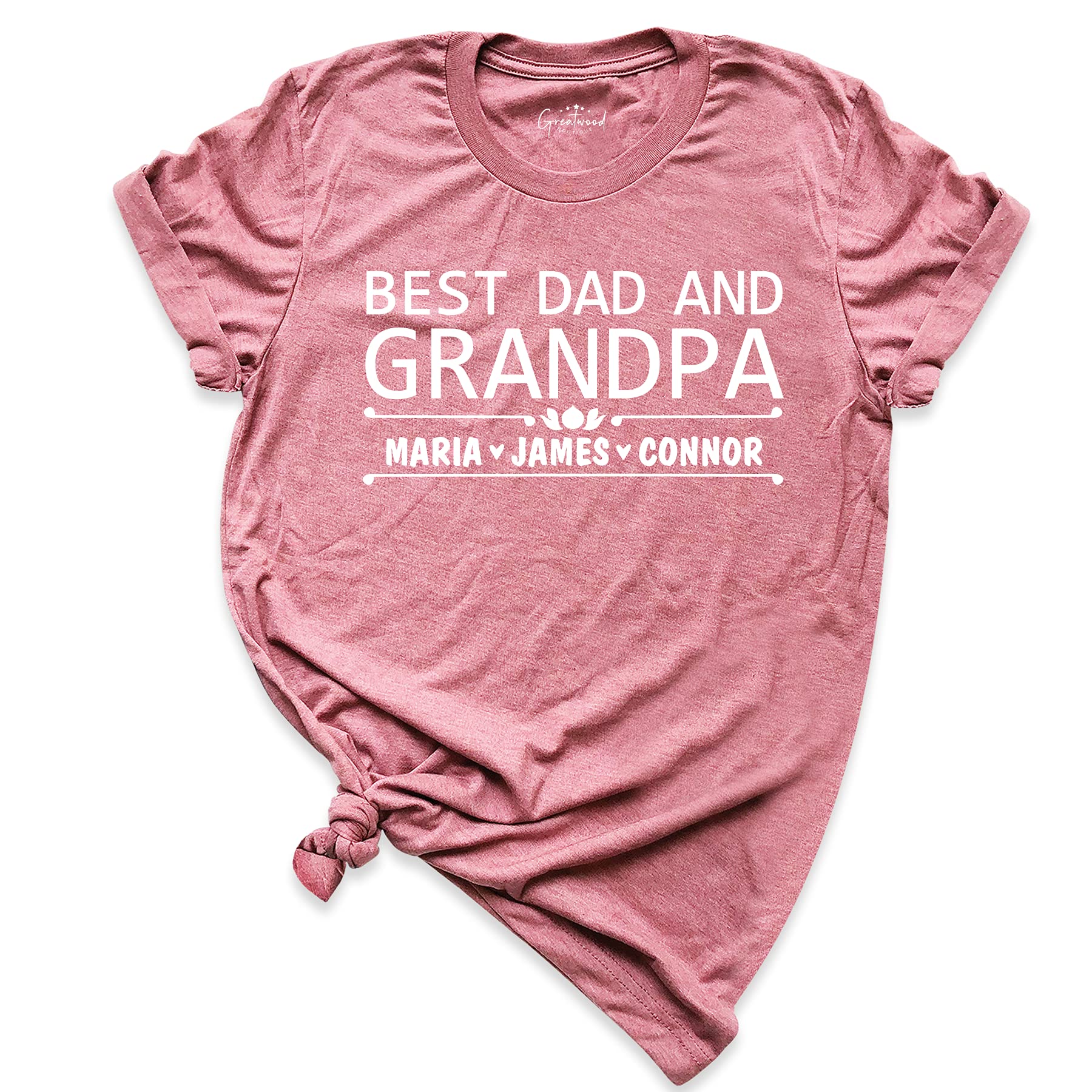 Best Custom Grandpa Shirt for Dad - Funny Grandfather Gifts Graphic Tee - Perfect for Father's Day, Family Reunions & Grandchild Bonding Moments