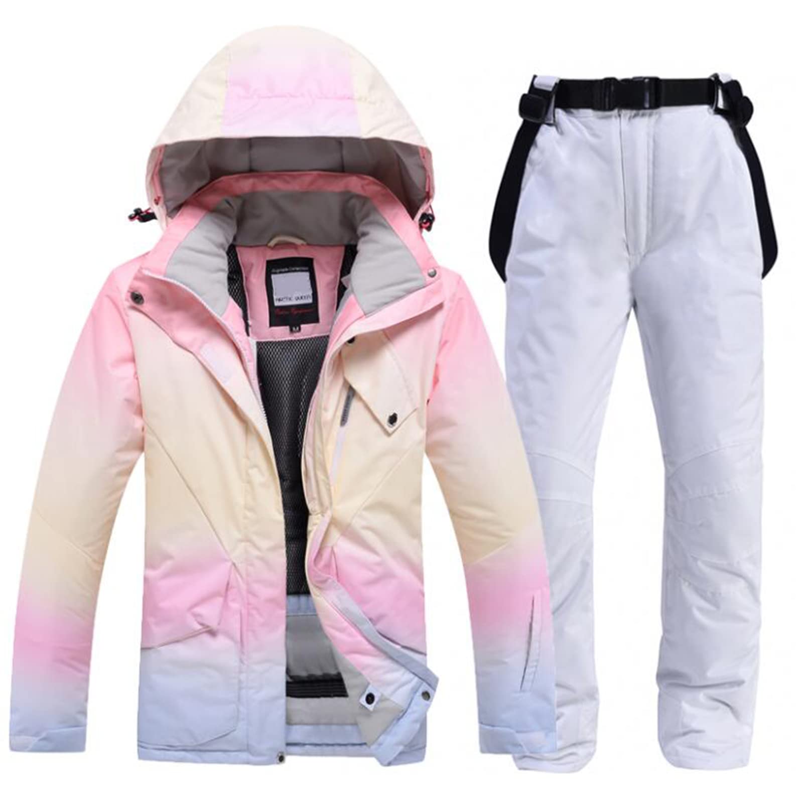 YAMIA1115 Winter Ski Suit - Windproof Waterproof Insulated Jacket for Men & Women - Couple Matching Sets for Outdoor Sports & Cold Weather Activities - Perfect for Skiing, Snowboarding & Winter Adventures