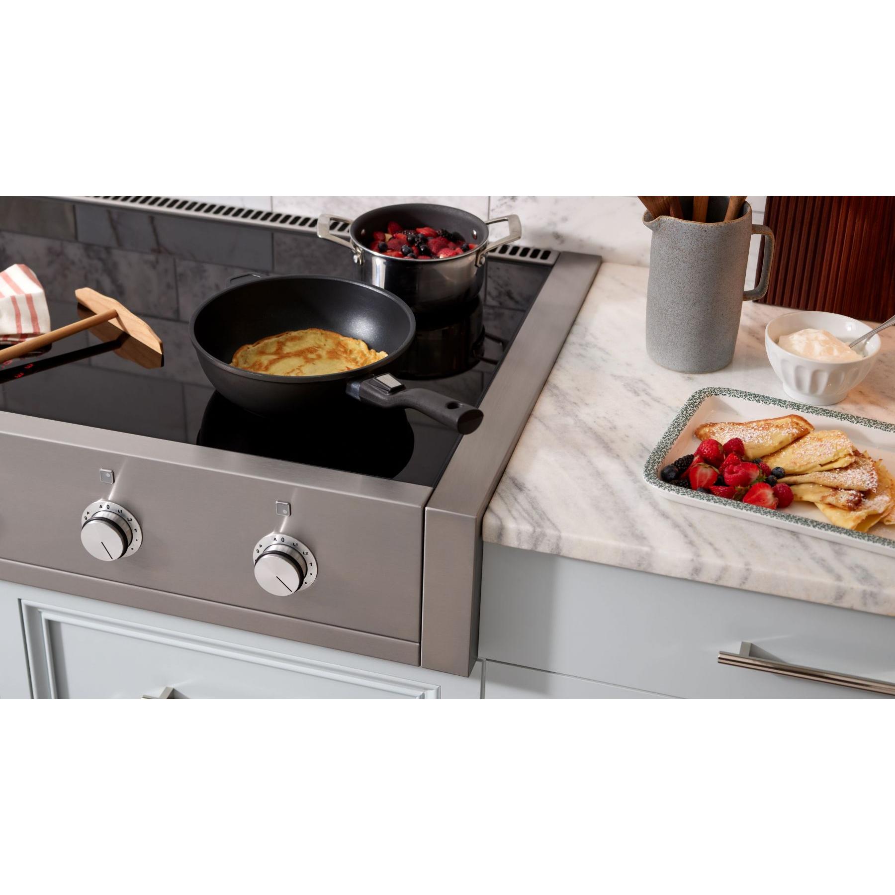 AGA AMC36INRTSS 36-Inch Built-In Induction Rangetop - Professional Stainless Steel Cooktop for Modern Kitchens | Perfect for Home Chefs & Gourmet Cooking