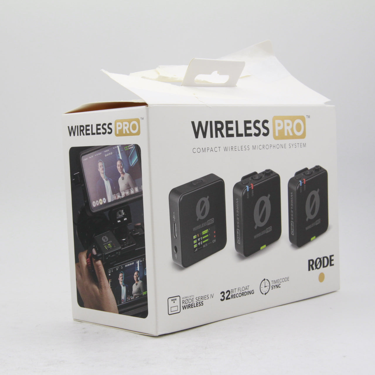 Rode Wireless PRO 2-Person Clip-On Wireless Microphone System with Lavalier Mics (2.4GHz) - Perfect for Interviews, Vlogging & Content Creation