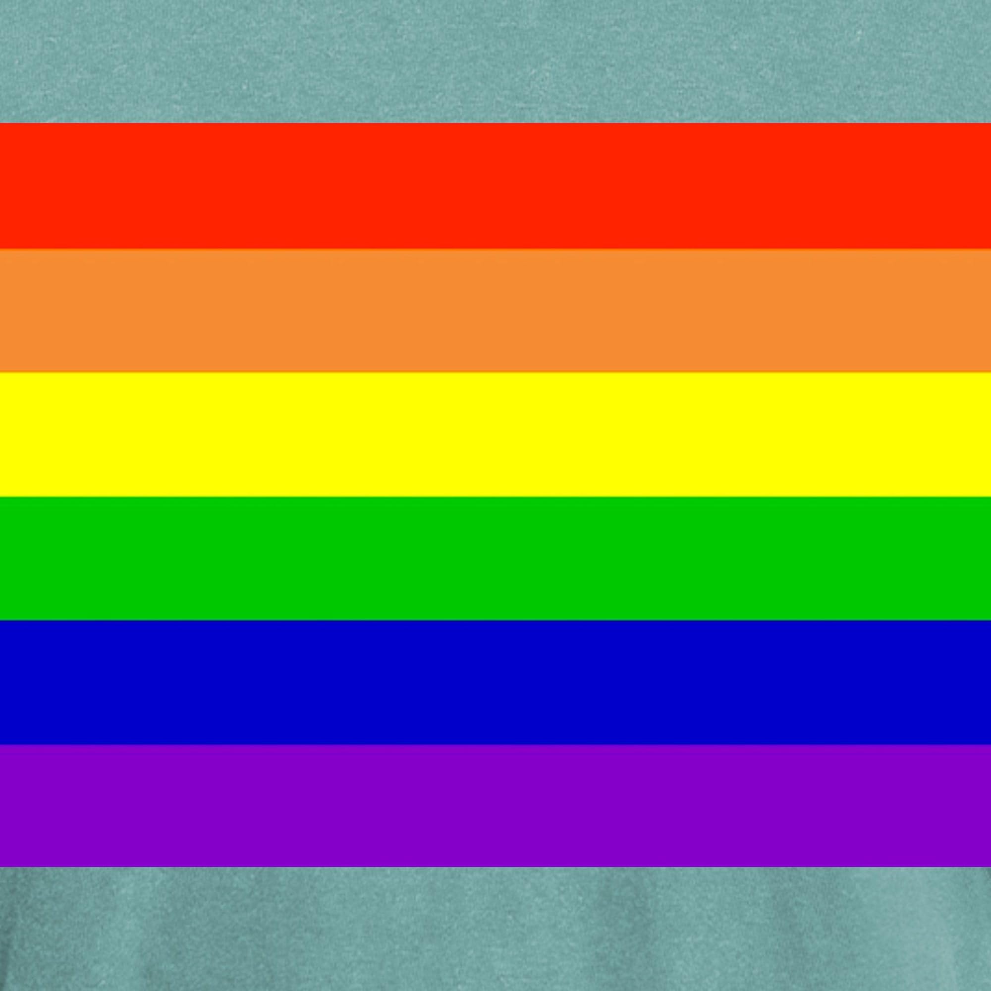 Rainbow Flag T-Shirt for Men - Comfort Colors LGBTQ Pride Shirt - Perfect for Pride Parades, Festivals & Celebrations