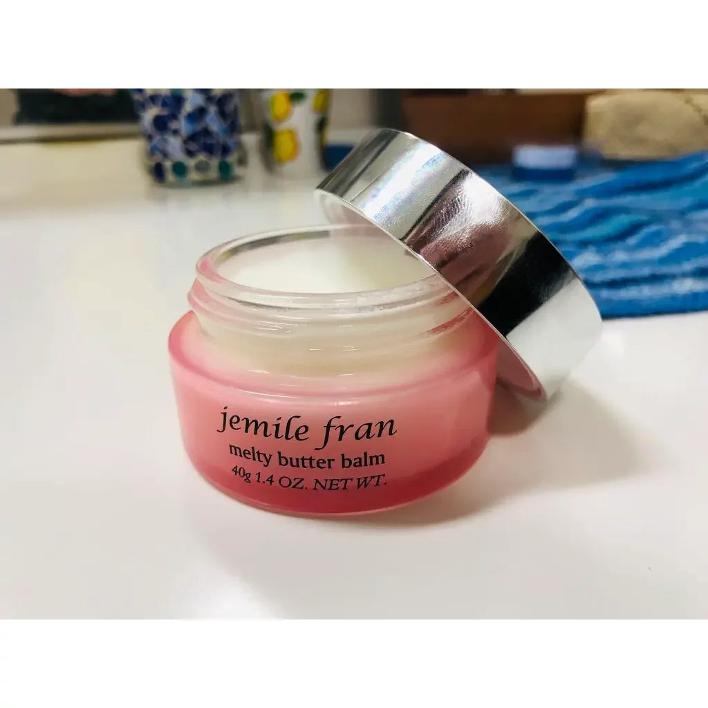 Milbon Jemile Fran Melty Butter Moisturizing & Styling Hair Balm 40g - Hydrating Hair Treatment for Dry, Damaged Hair - Perfect for Daily Styling & Frizz Control