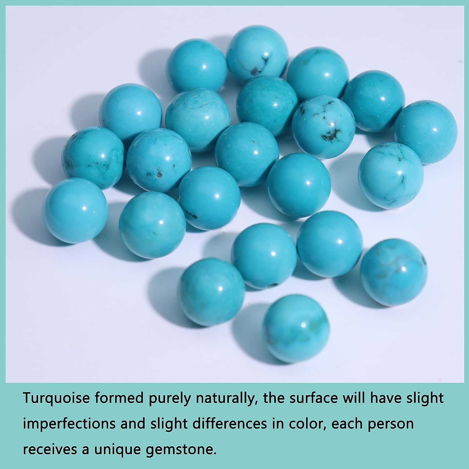 5MM Turquoise Stud Earrings for Women - Sterling Silver Hypoallergenic, Nickel & Lead Free - Natural Pattern Jewelry Gift for Girls & Women - Perfect for Everyday Wear, Parties & Special Occasions