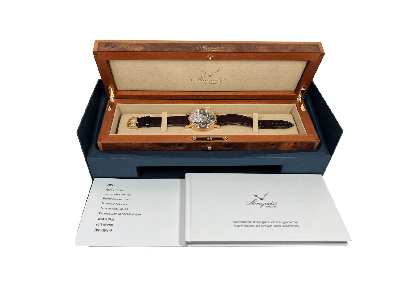 Breguet Tradition 7097 18K Rose Gold Automatic Men's Luxury Watch - Perfect for Business, Formal Events & Collectors