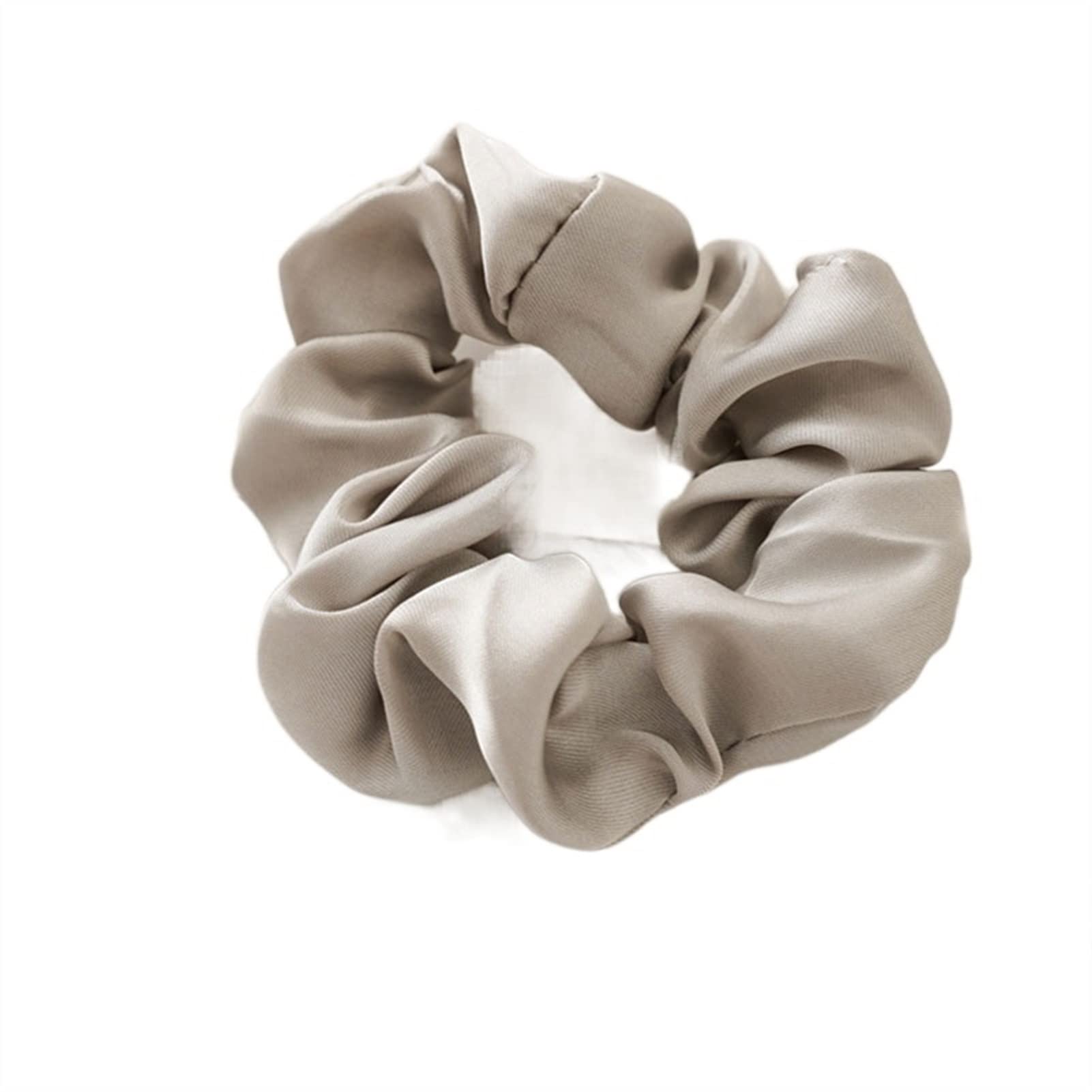 Luxury Satin Silk Hair Scrunchies for Women - Soft Elastic Hair Ties, Ponytail Holders & Hair Accessories (1 Pack, Solid Color A7) - Perfect for Workouts, Office, Parties & Everyday Styling