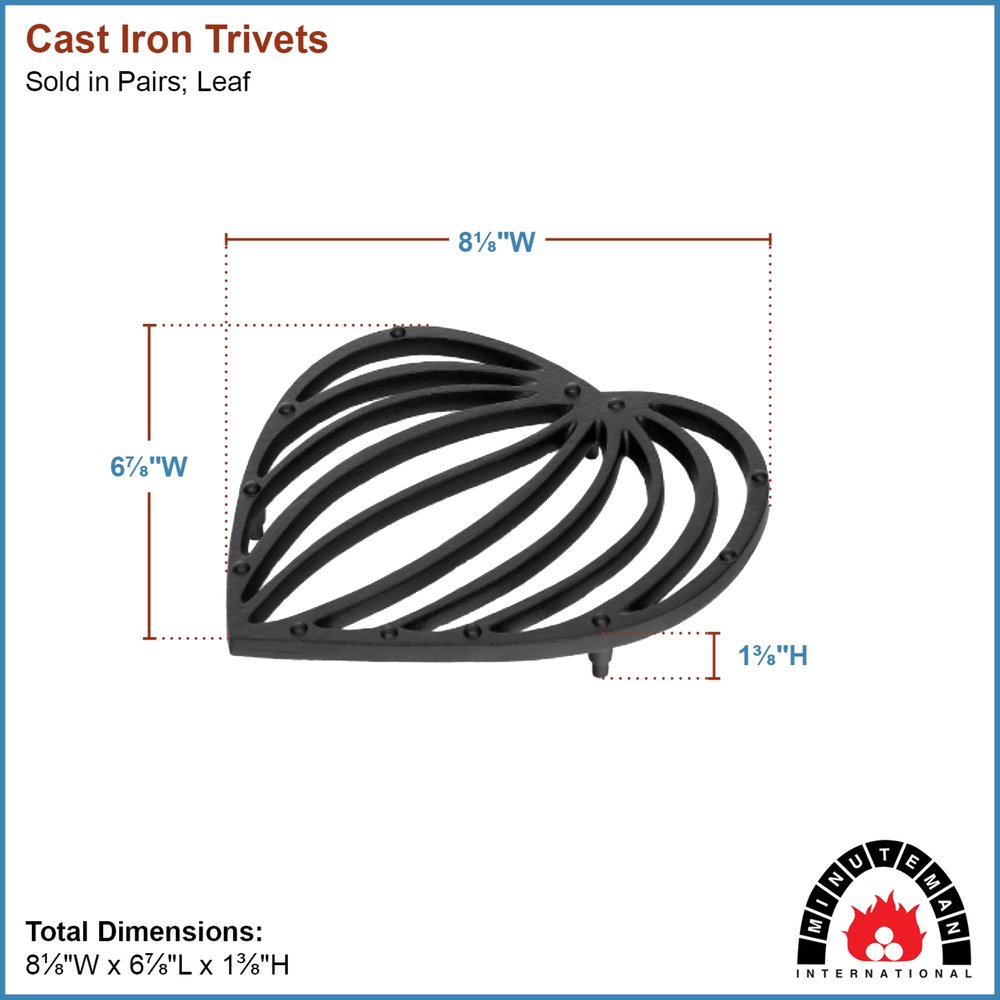 Decorative Wrought Iron Trivets - Heat Resistant Kitchen & Dining Accessories for Hot Pots, Pans & Dishes | Perfect for Home Decor & Table Setting