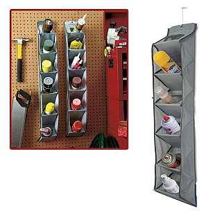 Wall Mount Spray Can Organizer - 12 Slot Aerosol Can Holder for Garage, Workshop & Home Storage - Perfect for Paint, Lubricant & Cleaning Supplies