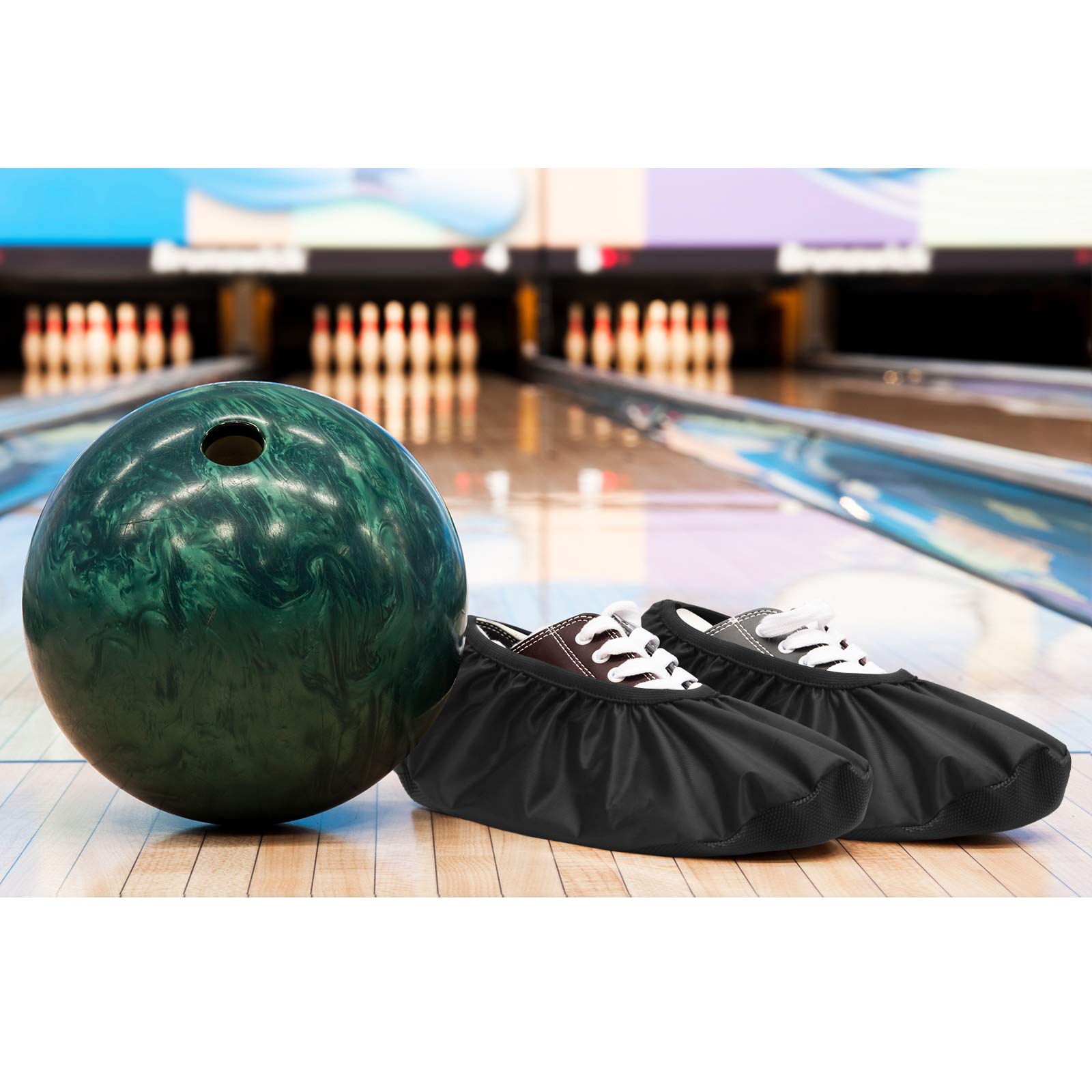 Bowling Shoe Covers - Waterproof Reusable Non-Slip Shoe Protectors for Bowling | Perfect for League Play, Practice & Bowling Alley Use