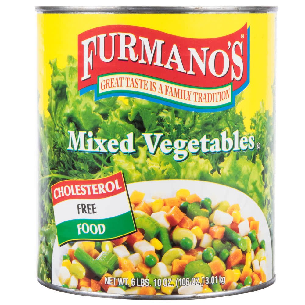 Premium Mixed Vegetables - #10 Can (6/Case) | Bulk Frozen Vegetables for Restaurants, Catering & Meal Prep | TableTop King Brand