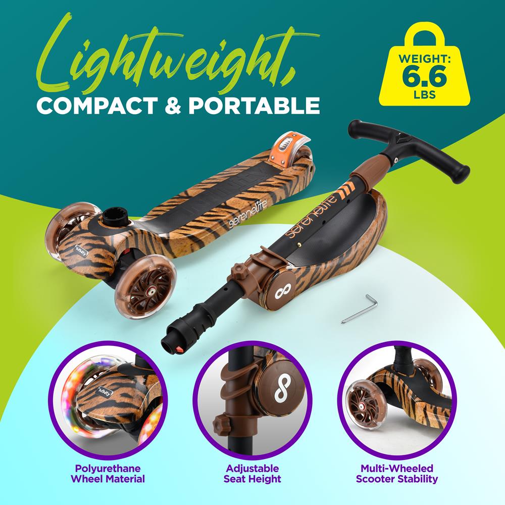 Mini Kids Toy Scooter - Lightweight Foldable Kick Scooter for Children Ages 3-8 | Perfect for Outdoor Play, Park Rides & Neighborhood Adventures